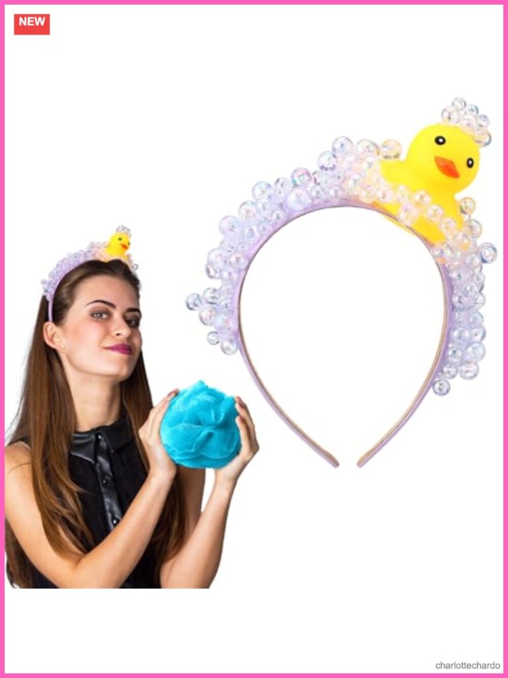 Duck Soap Bubble Headband One Size Cosplay Halloween Party Accessory